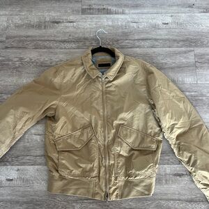 Men's Tan Jacket Uniqlo